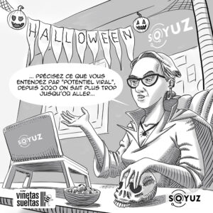 contenu éditorial et social média pour Halloween